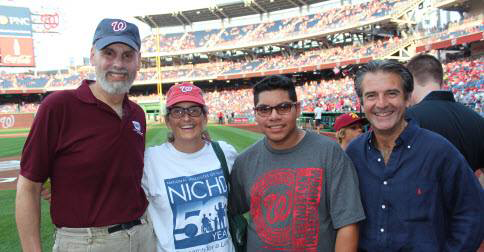 NICHD staff at Nationals Park