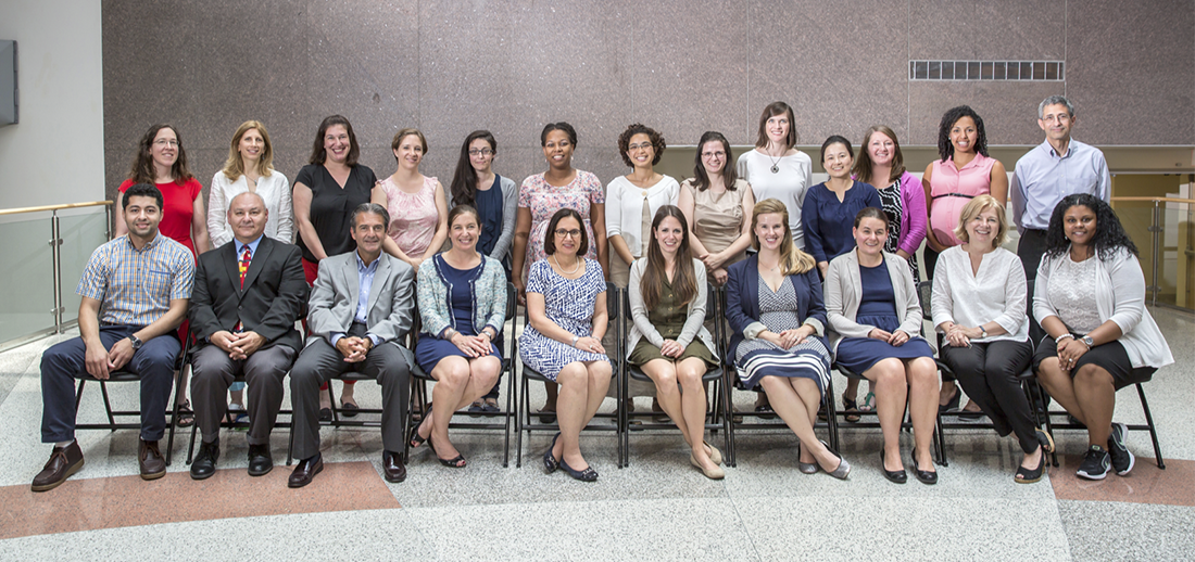 Group photo of Pediatric Endocrinology fellows and faculty