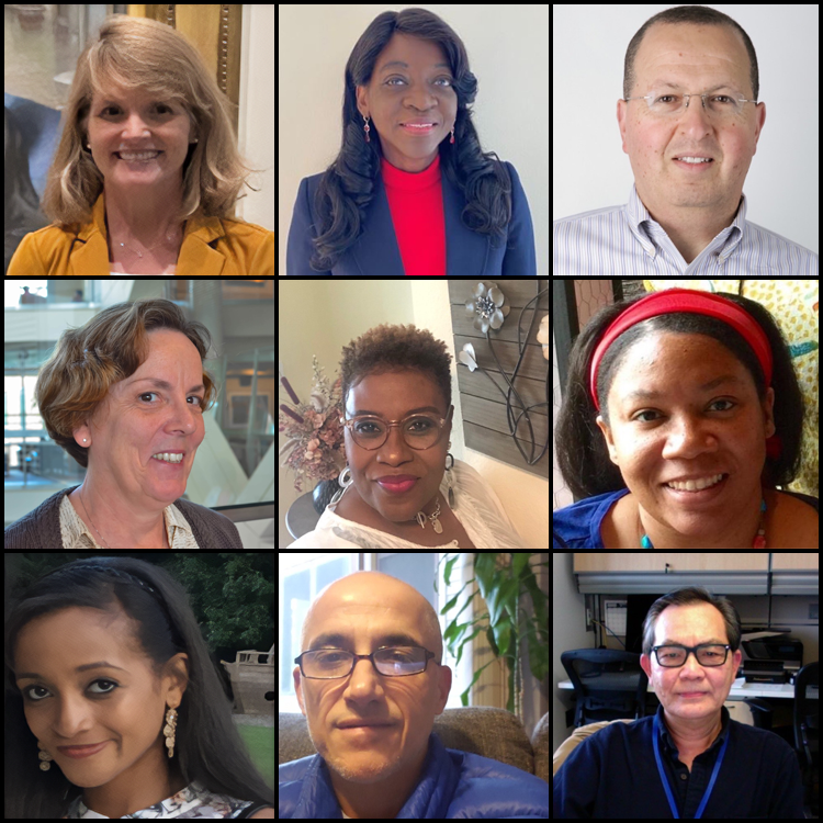 A collage of OCD staff